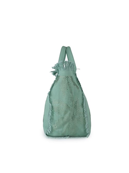 Borsa Vanity Palm in canvas con strass Mc2 Saint Barth | VANITY01525H STRASS PALM 53